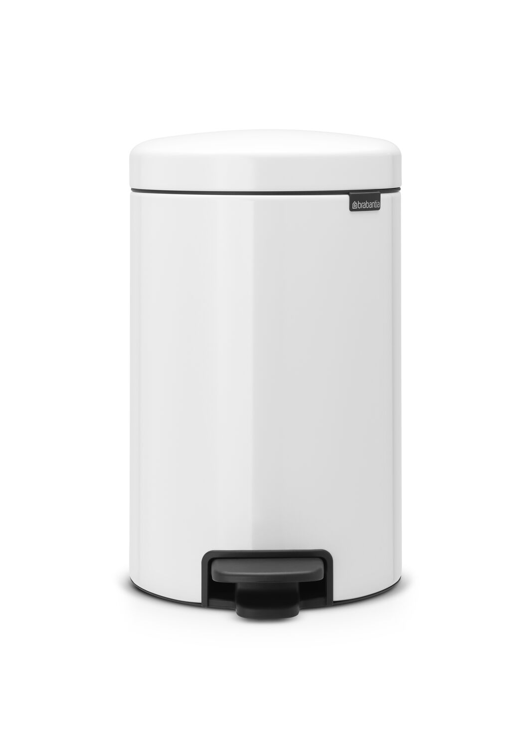 Poubelle à Pédale New Icon 12L Blanc - BRABANTIA
