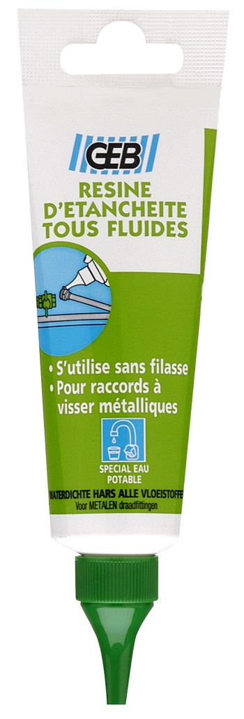 Résine pour étanchéité eau potable et tous fluide 50 ml - GEB