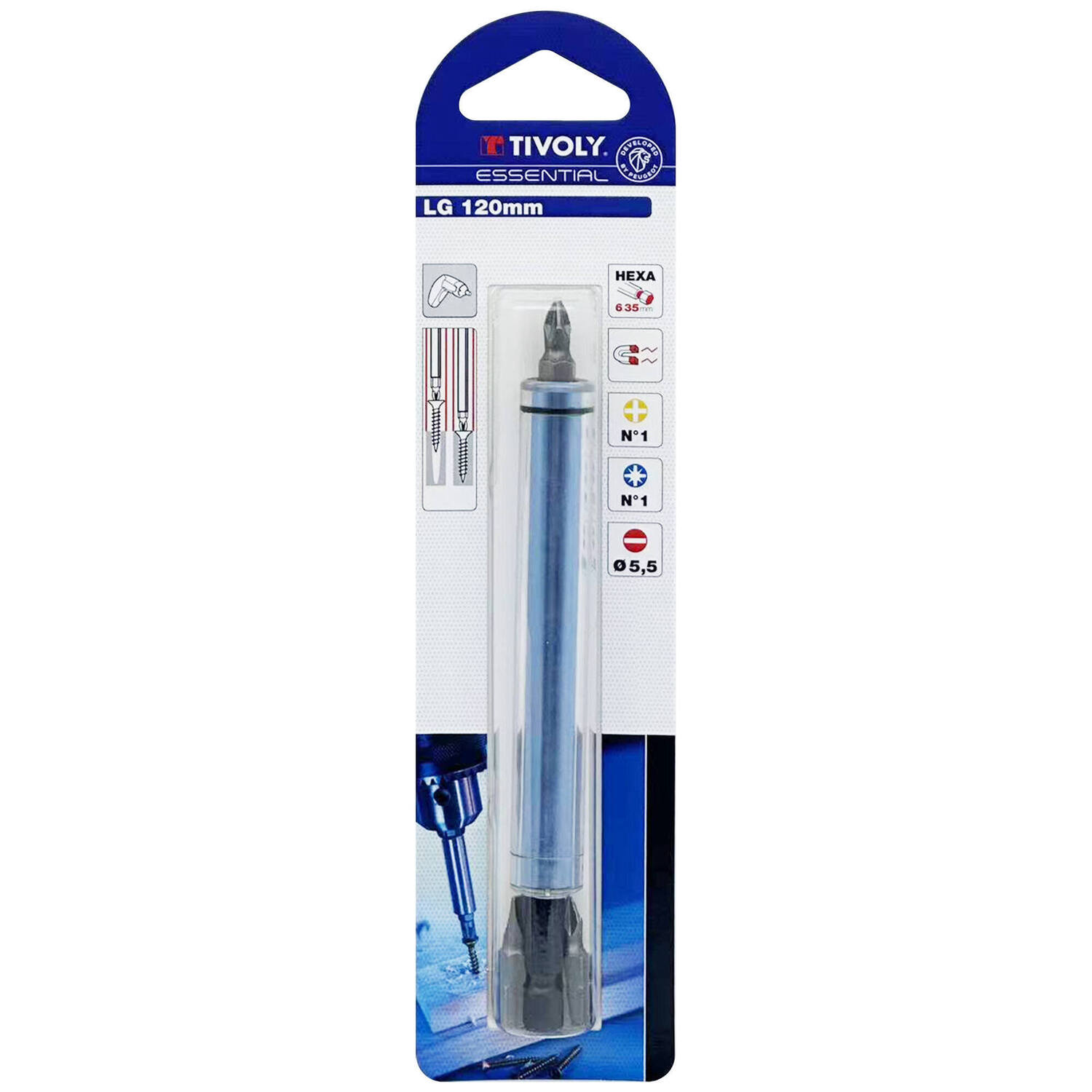 Porte embout de vissage Guide vis TIVOLY