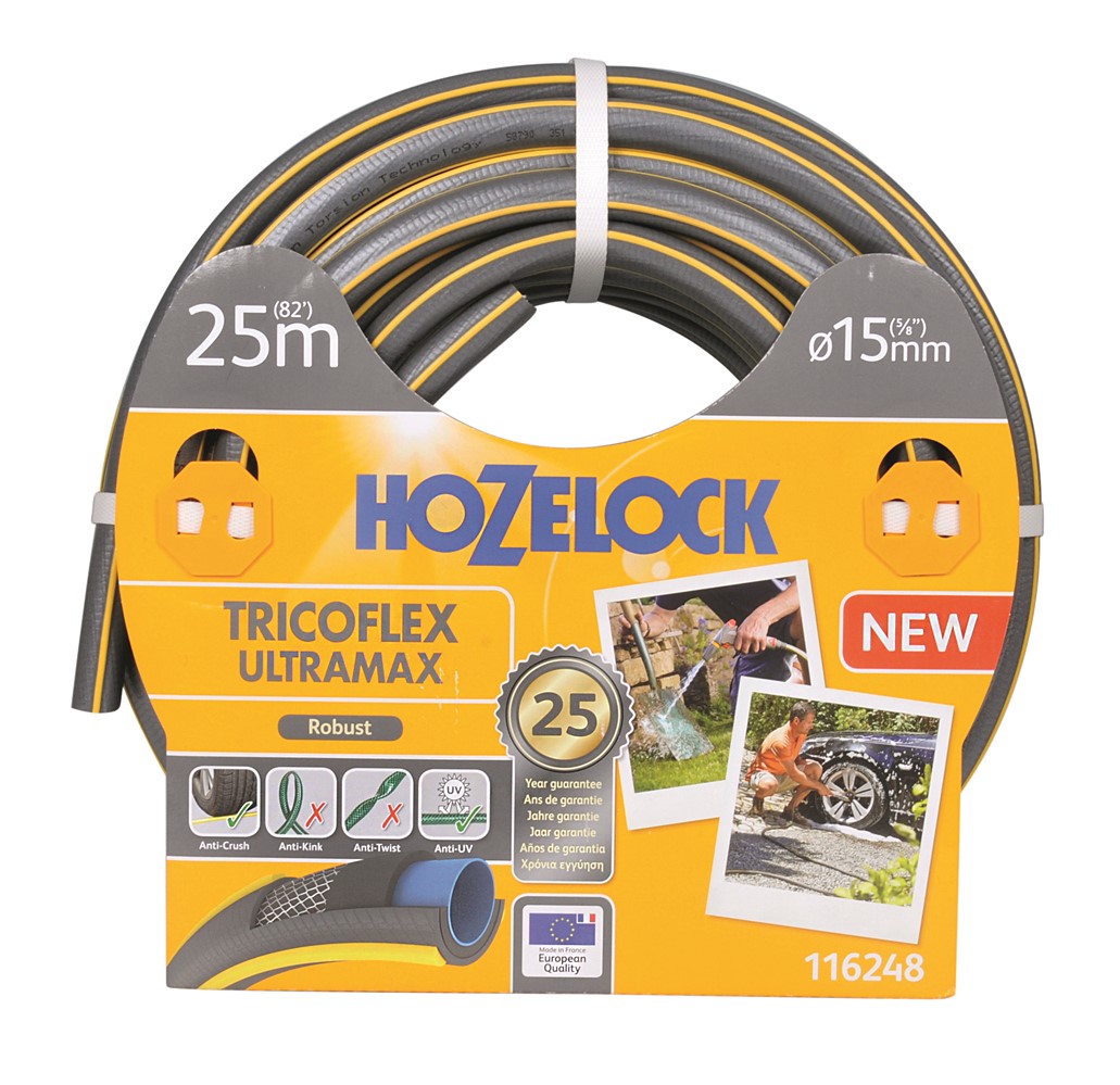 Tuyau tricoflex ultramax 25m diamètre 15mm - HOZELOCK