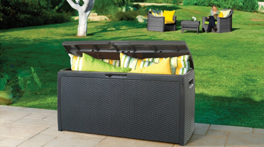 Banc coffre de jardin en résine Tropic® 302L - KETER