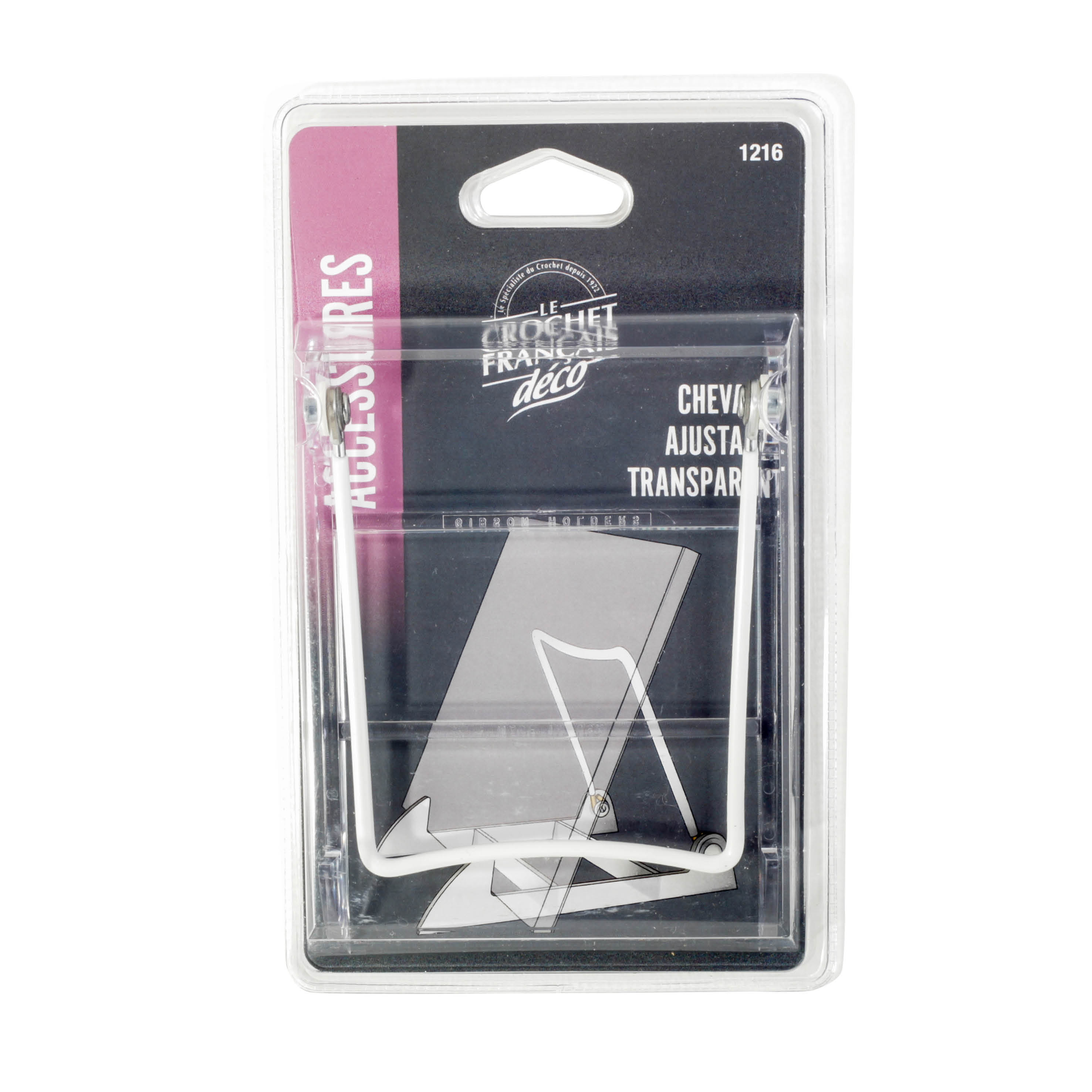 1 chevalet transparent