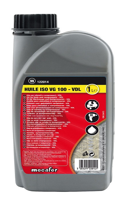 Huile ISO VG 100 VDL - MECAFER