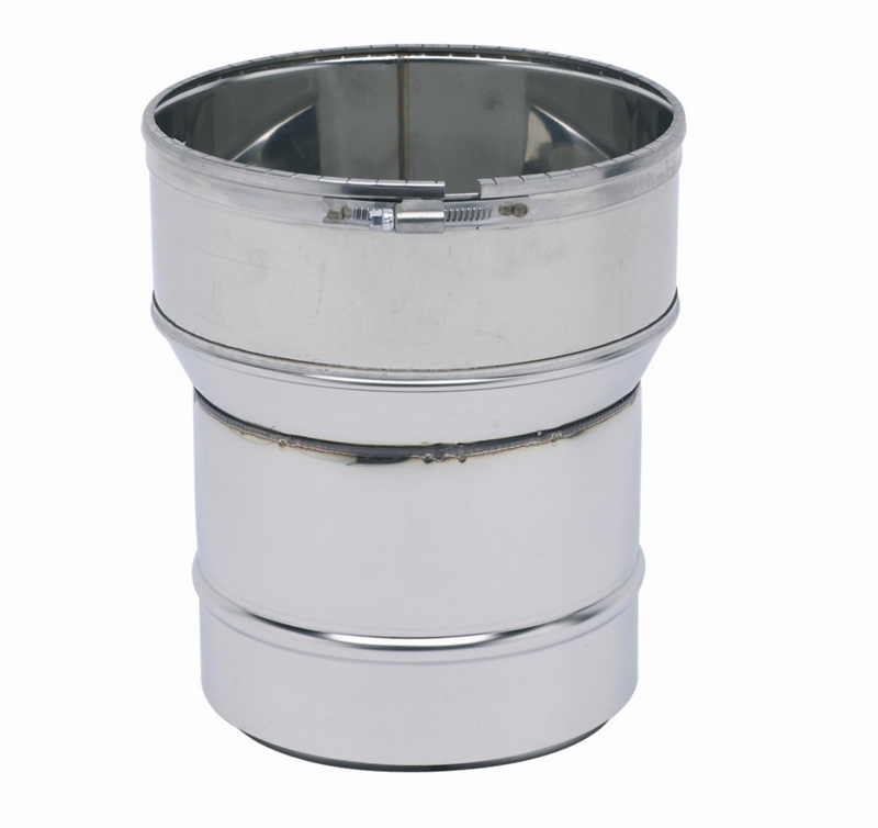 Raccord inox poêle flexible 153/186 - TEN