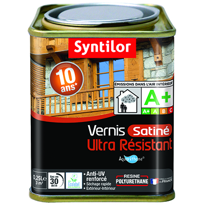 Vernis ultra résistant 0.25L coloris Ipé - SYNTILOR