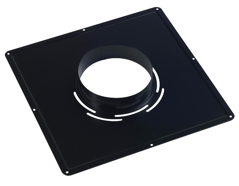 Plaque de propreté flexible inox ∅155mm 40x40cm - TEN