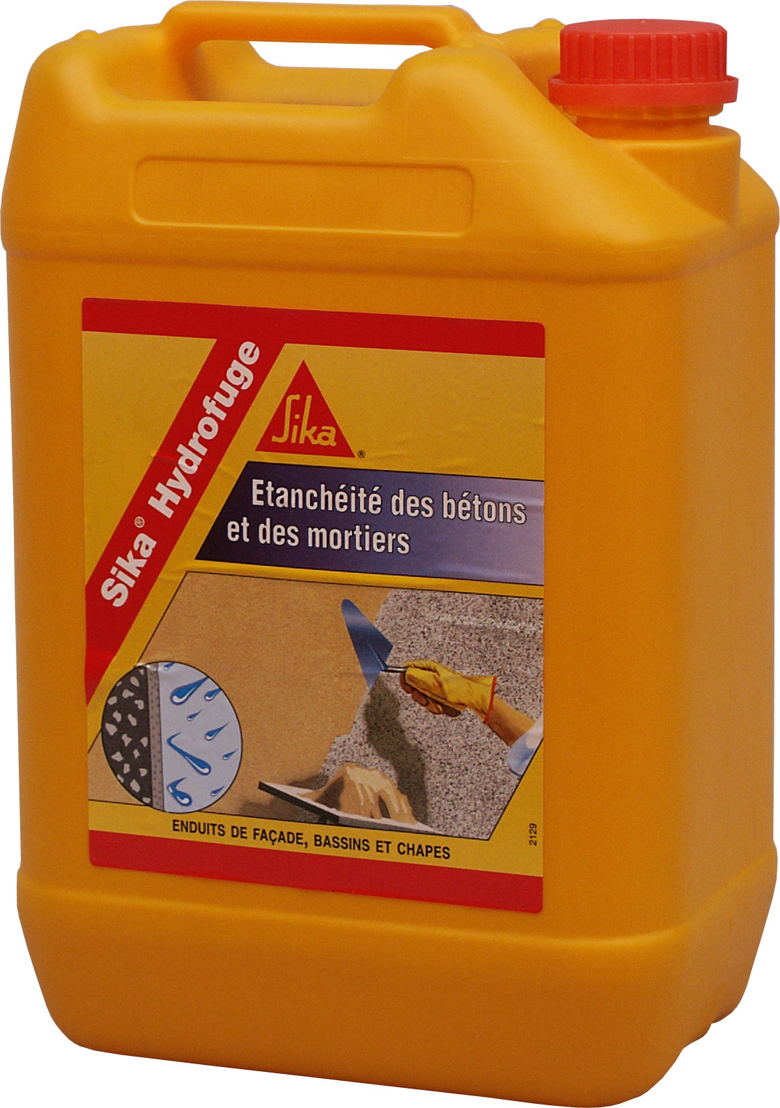 Hydrofuge de masse pour bétons et mortiers - 5L - SIKA