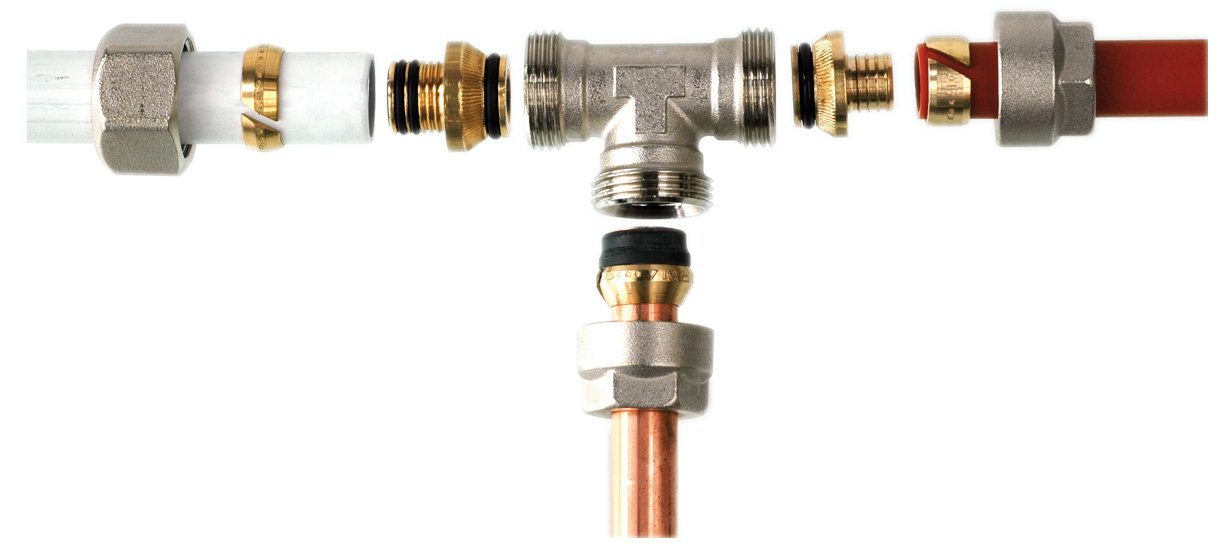 Adaptateur pour raccords Universels à visser pr tube cuivre 14/16 - 20/27EK