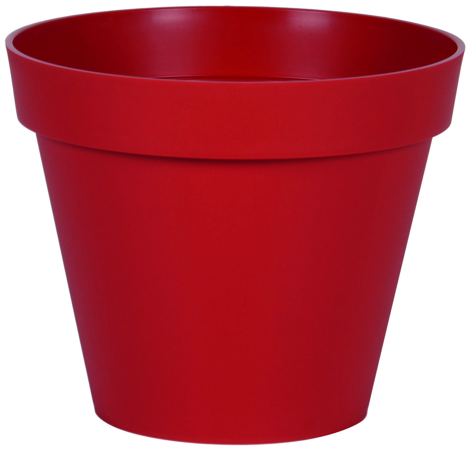 Pot rond Toscane ⌀48 cm rouge rubis - EDA