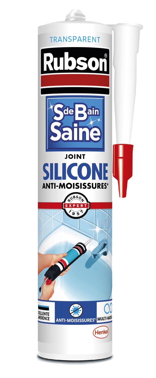 Mastic Translucide Salle de Bain Saine 280ml - RUBSON