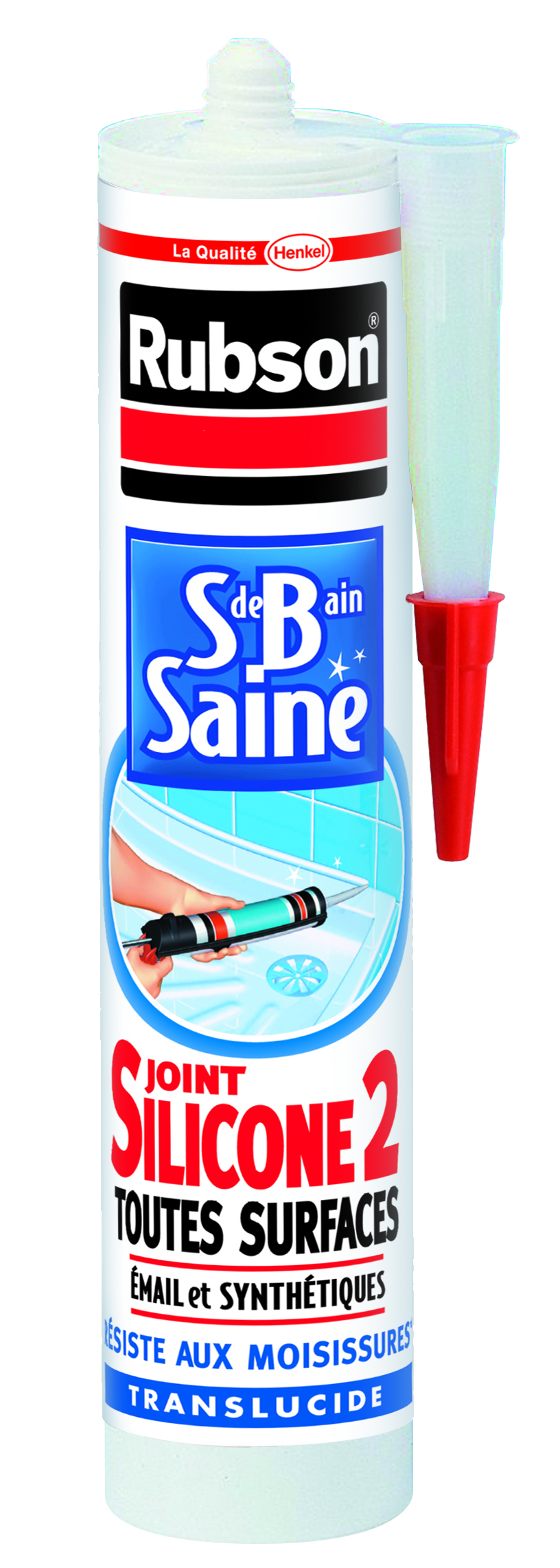 Mastic Translucide Salle de Bain Saine 280ml - RUBSON
