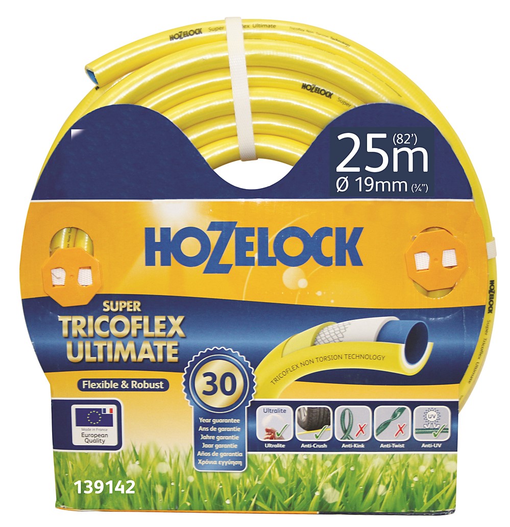 Tuyau arrosage Super Tricoflex Ultimate 25 m Ø19 mm - HOZELOCK