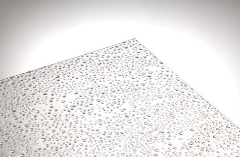 Plaque motif goutte d'eau 200 x 100 cm +/- 5mm