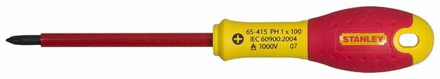 Tournevis phillips isolé 1000V PH2X125mm - STANLEY