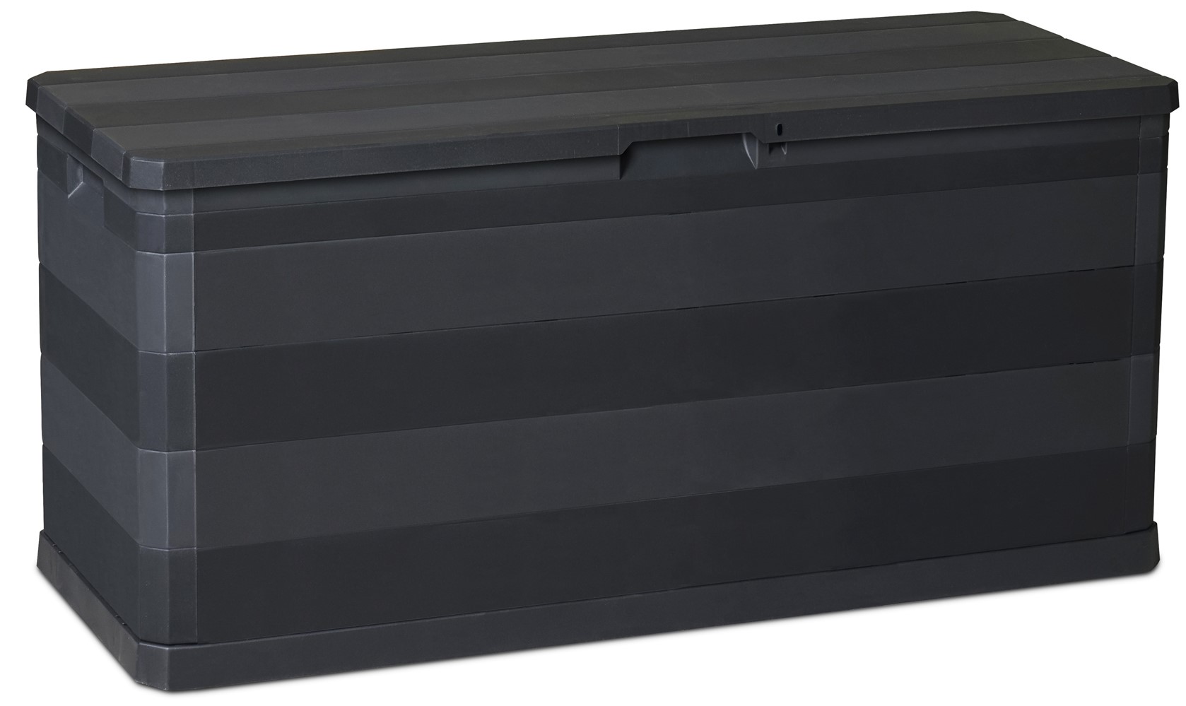 Coffre de rangement 280L L.117xl.45xH.56cm noir