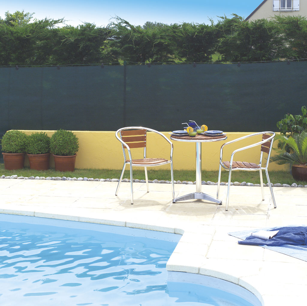 Brise vue natte polyéthylène Totaltex 1x3m Vert - INTERMAS