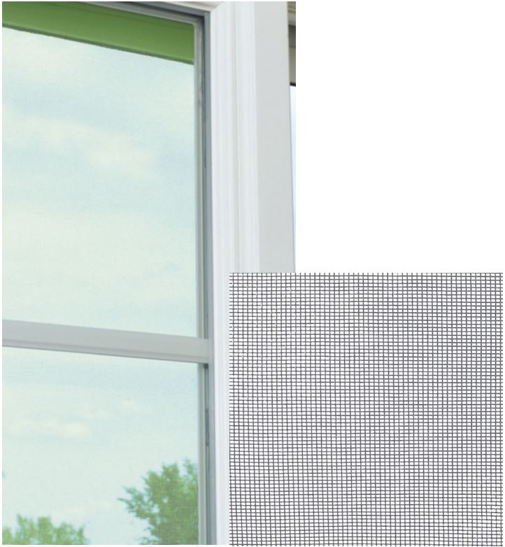 Moustiquaire Toile Fibre de verre Fibernet gris 1x3m - INTERMAS