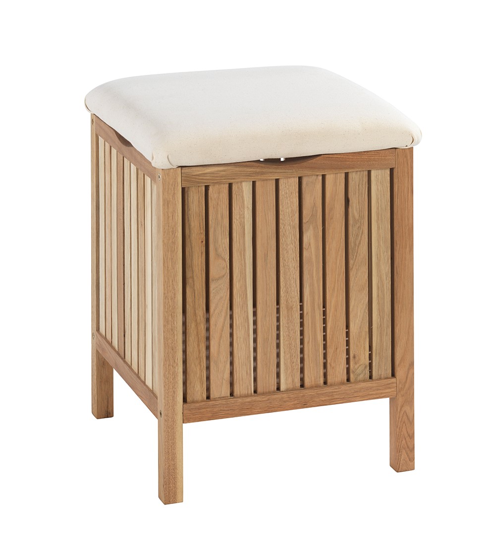 Coffre à linge tabouret norway - WENKO