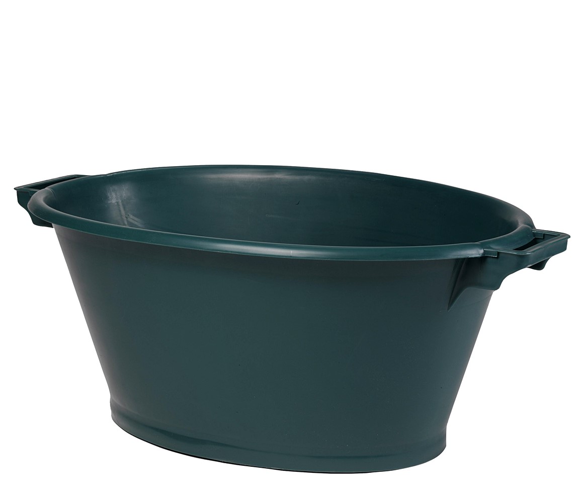 Baquet ovale 70 L vert
