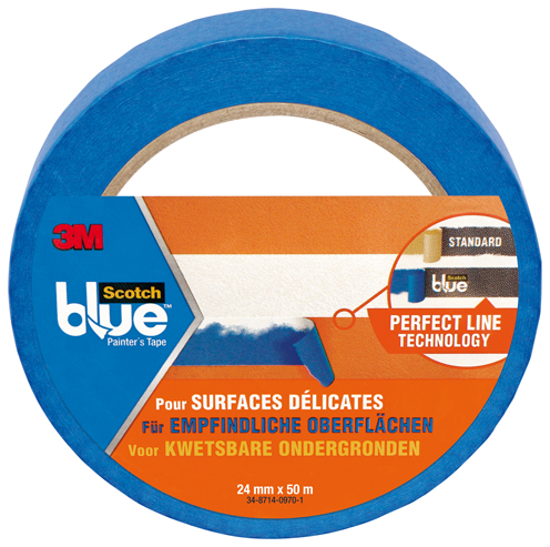 Adhésif de masquage surfaces délicates 50mx24mm - SCOTCHBLUE™