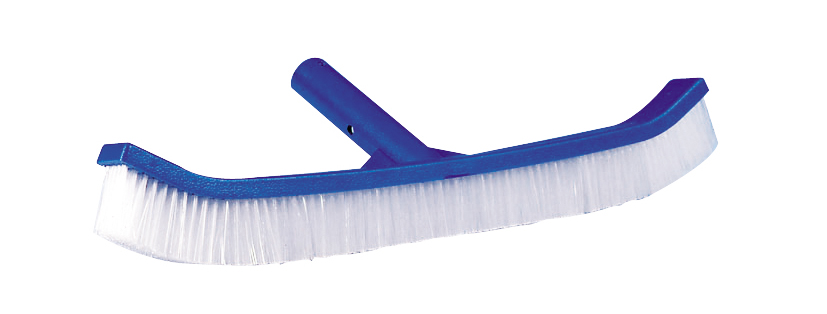 Tête de balai avec brosse pour paroi piscine 45cm - EDG BY AQUALUX