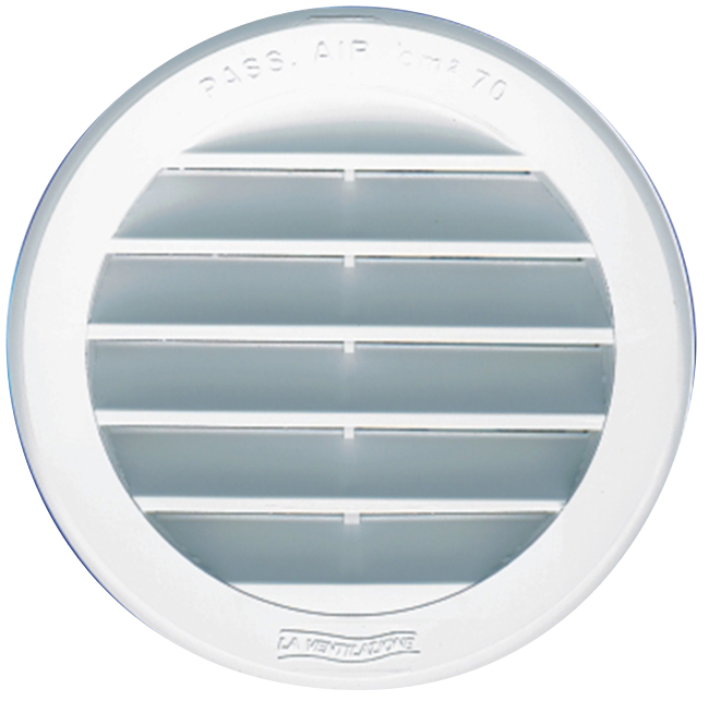 grille plastique ø160 - 100cm² - avec moustiquaire - AUTOGYRE