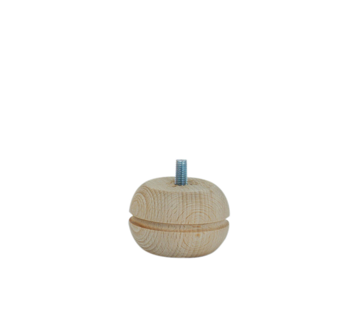 Pied de meuble modèle 25 brut H.40 Ø65 mm - EVOLUDIS