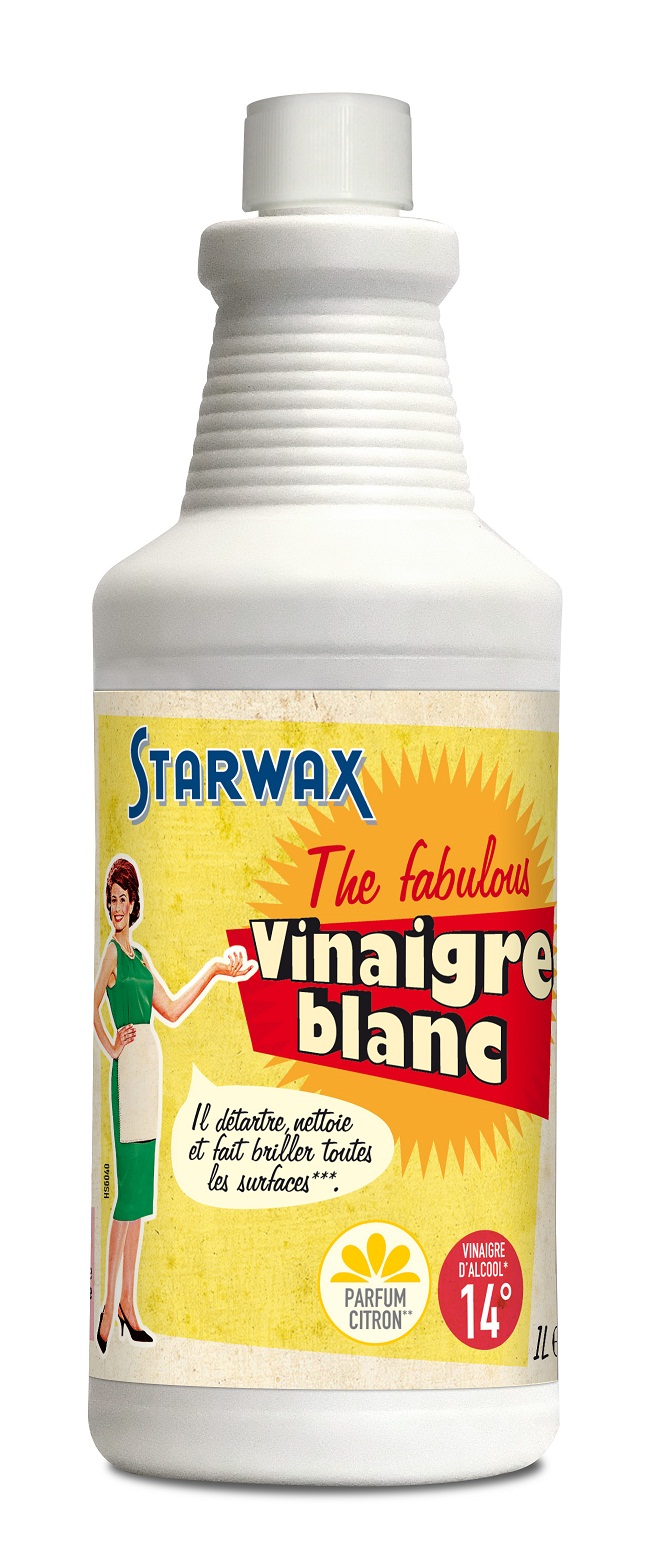Recharge vinaigre blanc parfum citron 1L - STARWAX THE FABULOUS