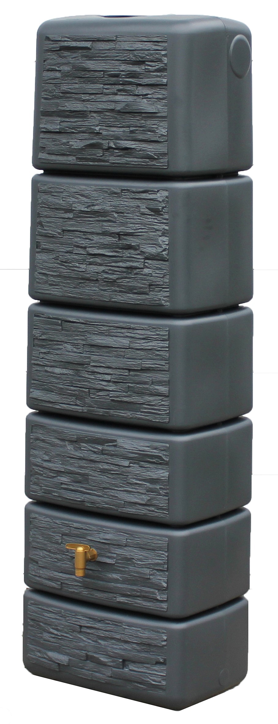 Cuve Récupérateur eau de pluie mural 300L Slim Stone gris granite - GARANTIA