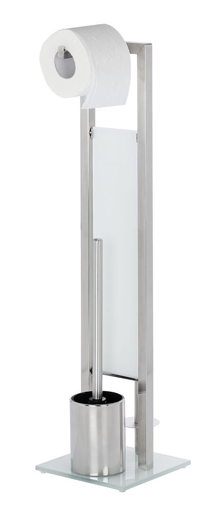 Serviteur WC Rivalta chromé acier/ver - WENKO