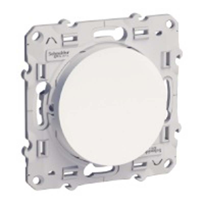 Poussoir à assembler Odace blanc - SCHNEIDER ELECTRIC
