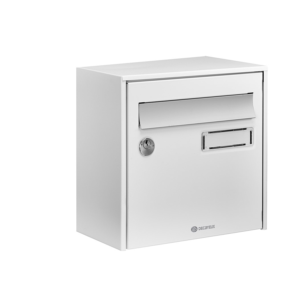 Boîte aux lettres B-box compact 1 porte blanc - DECAYEUX