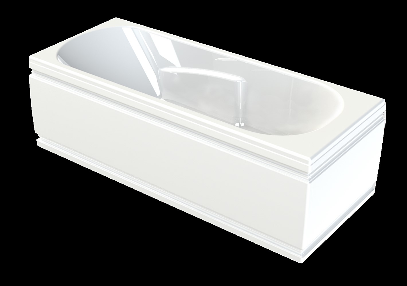 CLIP'S - Panneau latéral pour baignoire- 75,5x54x1,6