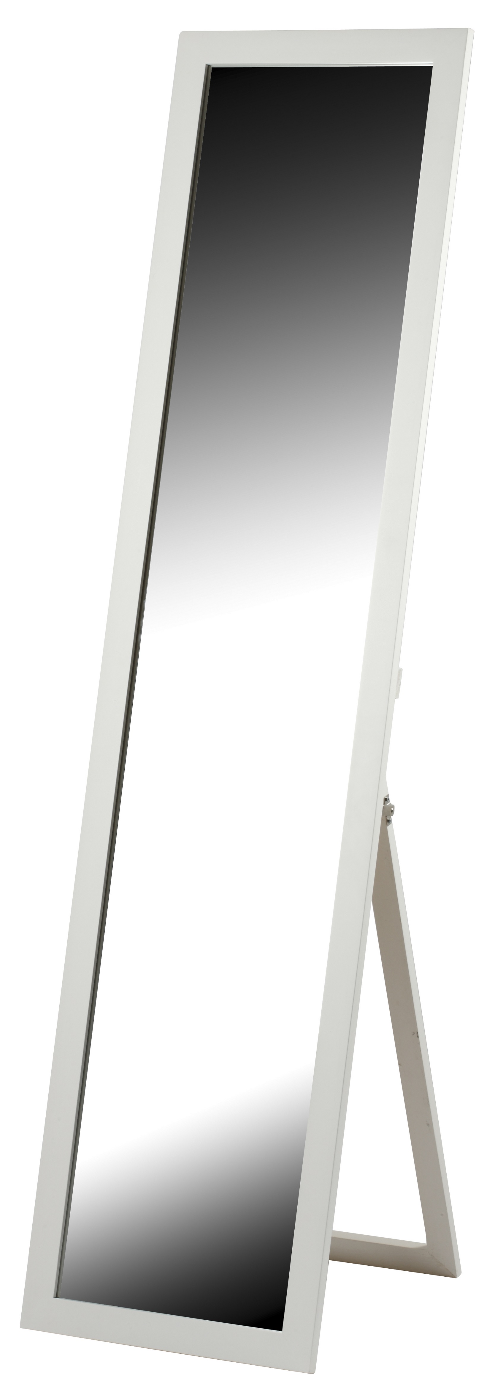 Miroir chevalet 32x150cm Soweto blanc à poser