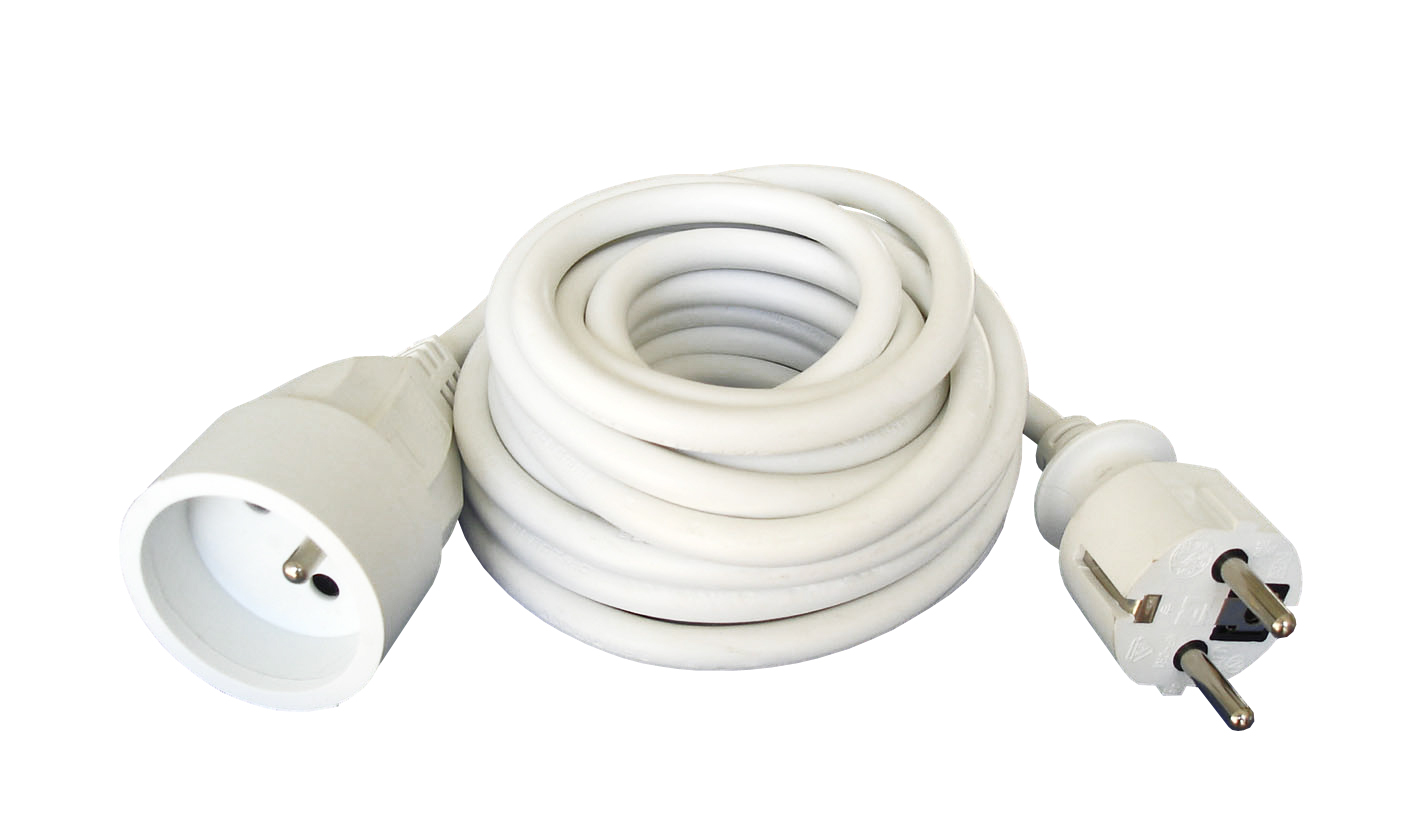Rallonge électrique ménager 16A 3m Blanc - ZENITECH