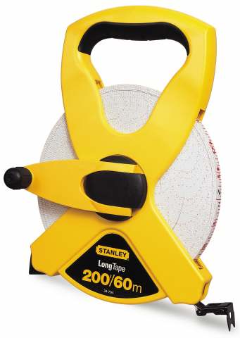 Mesure longue 60 m x 12,7 mm ruban fibre de verre - STANLEY