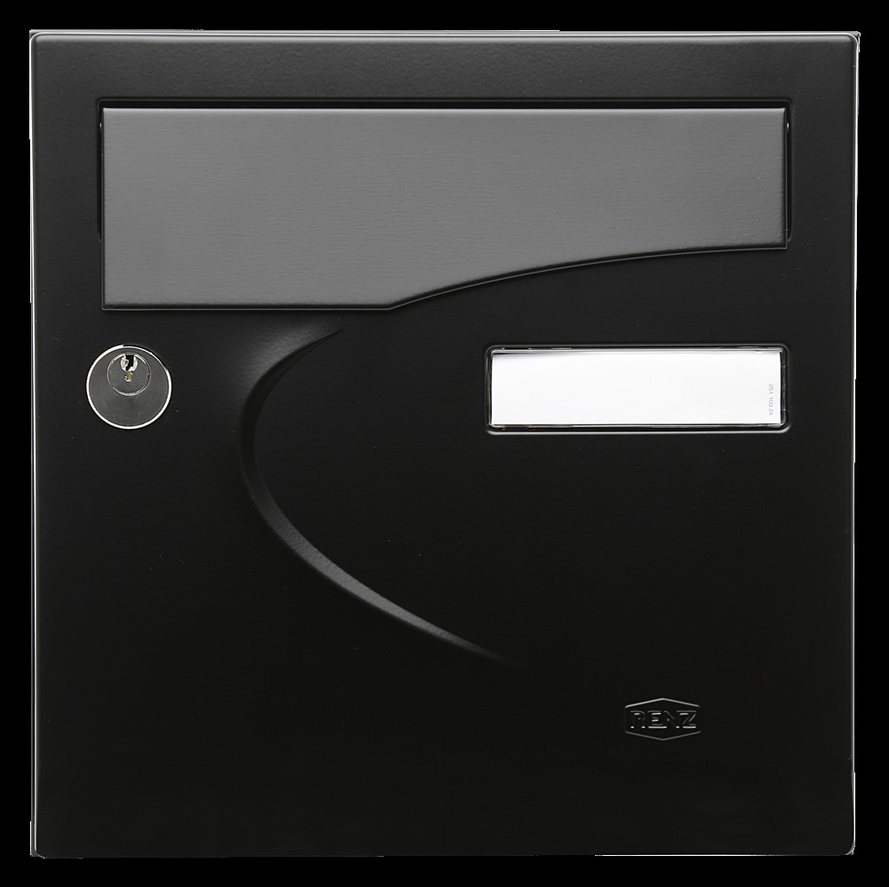 Boîte aux lettres normalisée préférence 1 porte noir mat - RENZ