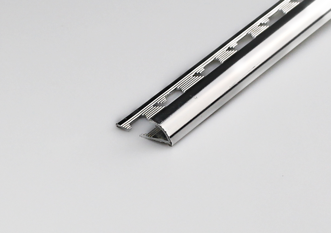 1/4 rond alu argent chromé 8 mm - ARCANSAS
