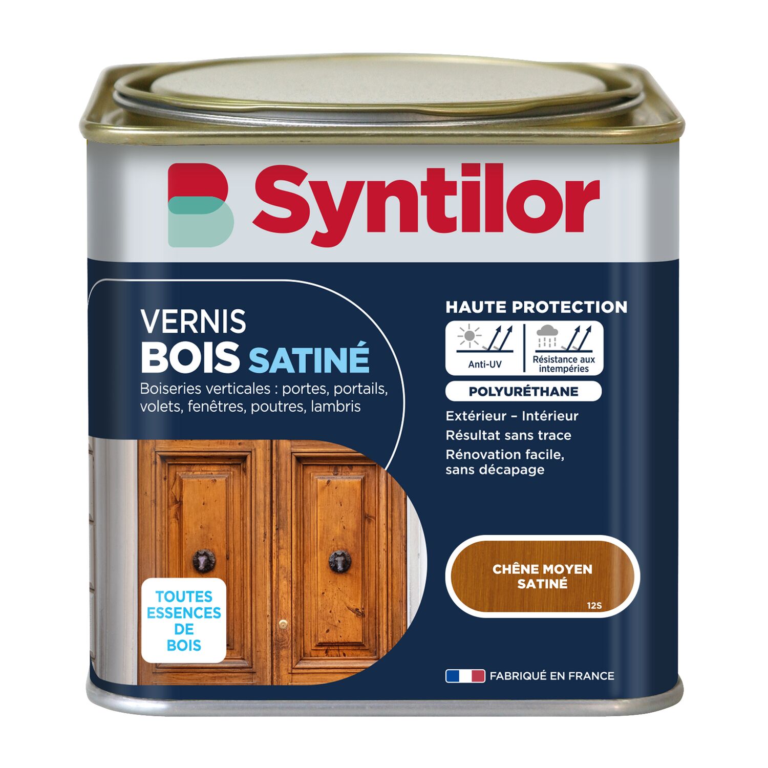 Vernis BSC satiné 0.5 L chêne moyen - SYNTILOR