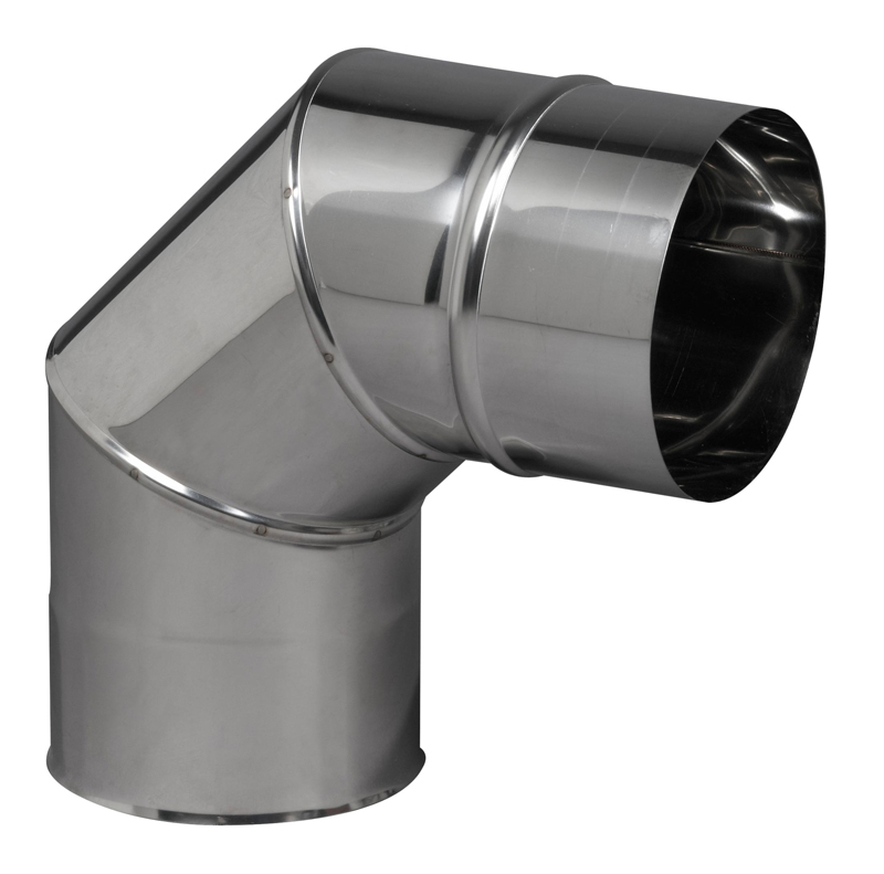 Coude 3 parties 90° inox 304 ∅153mm - TEN