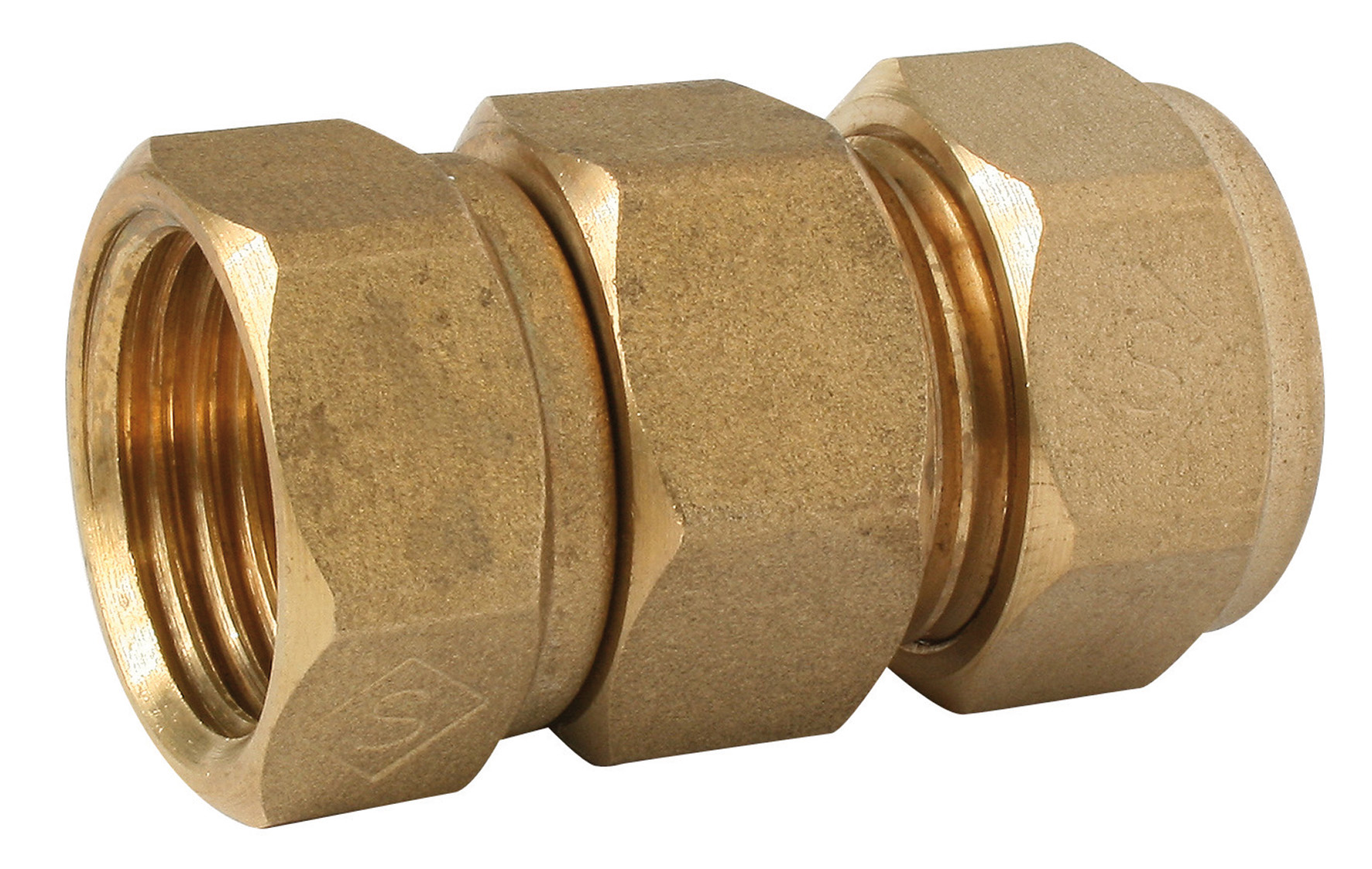 Raccord à compression écrou tournant 15/21 - PER 10x12