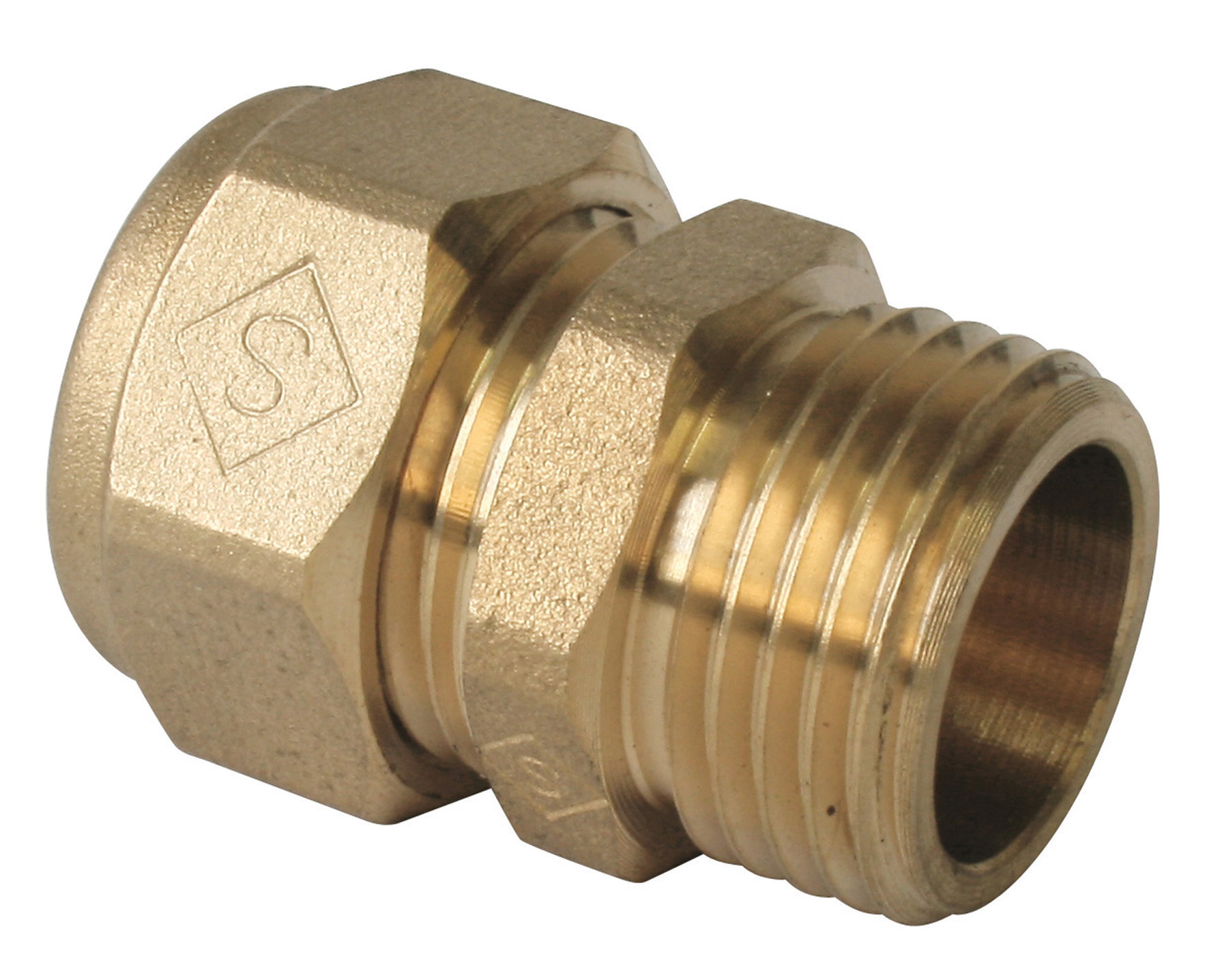 Raccord à compression mâle 15/21 - PER 13x16