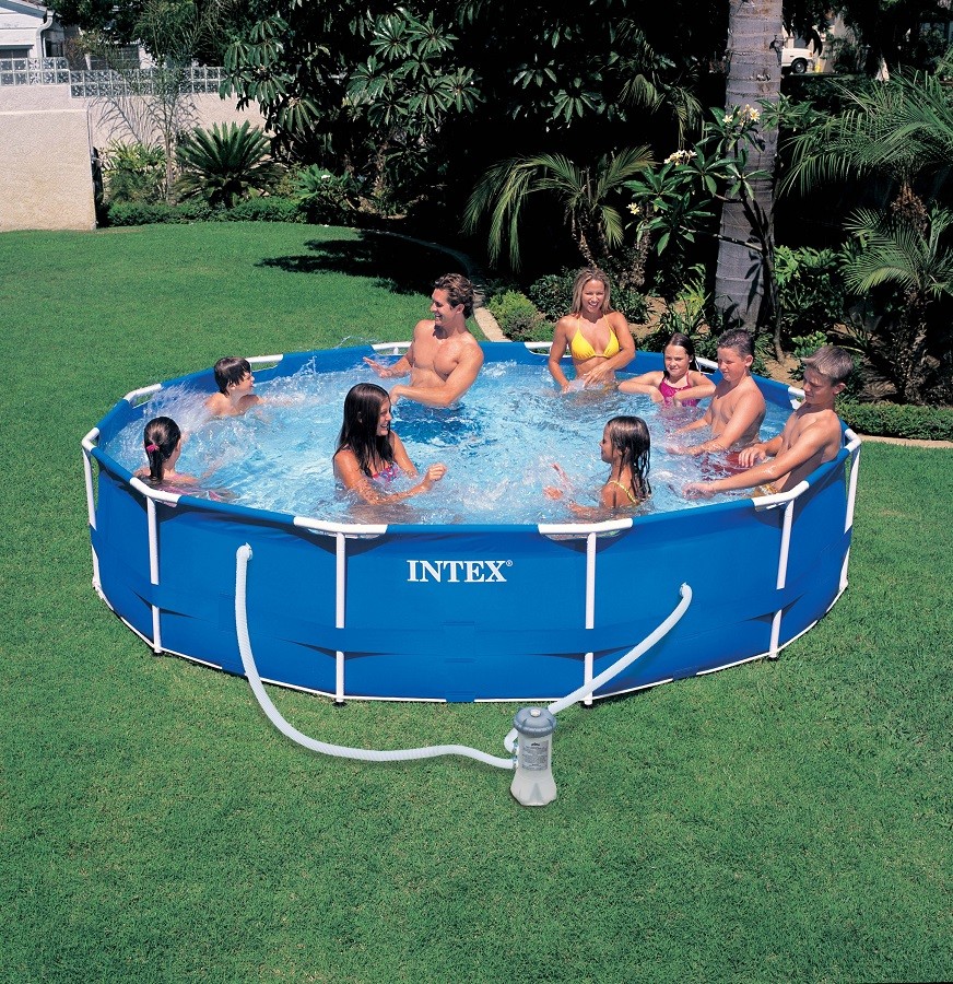 Piscine tubulaire Métal Frame 3,66x0,76m ronde - INTEX