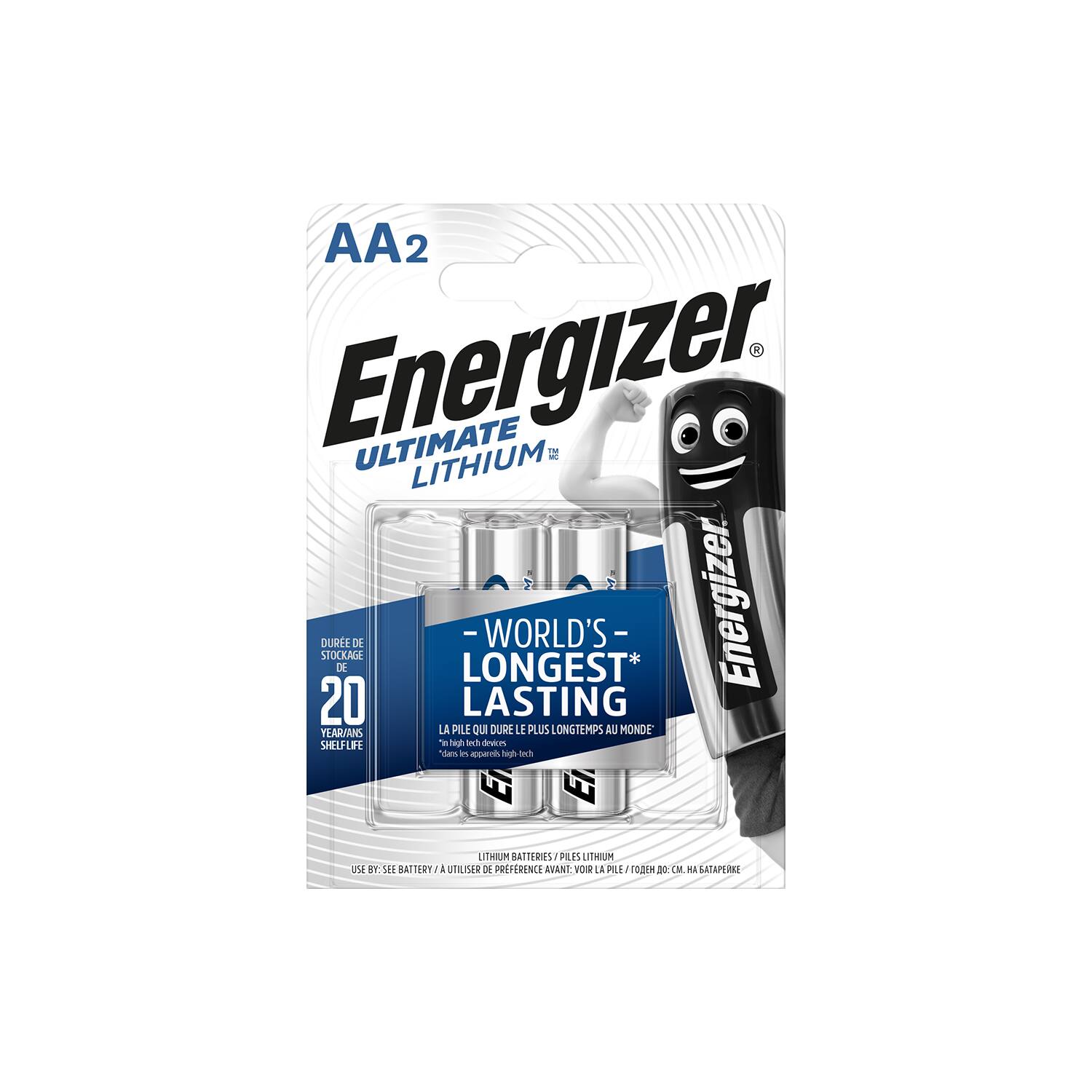 2 piles ultimate lithium - AA - ENERGIZER