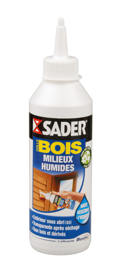 Colle à bois milieu humide 250g - SADER