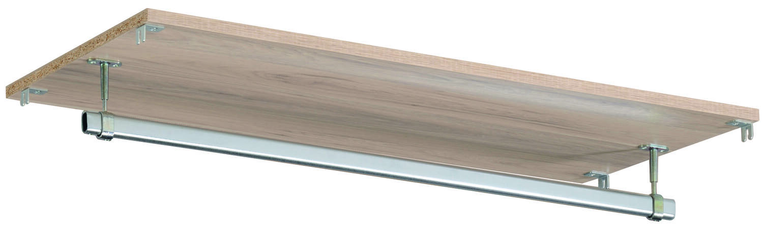 Dressing Easy Dress étagère + tringle penderie L90xP40cm Chêne