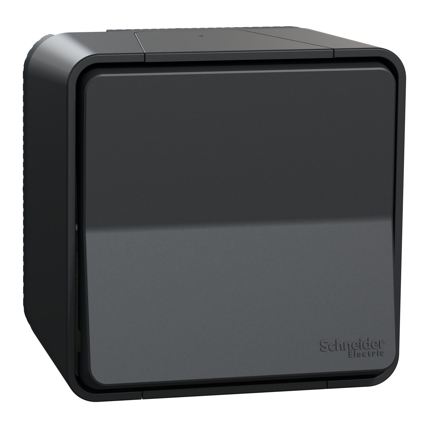 Poussoir étanche saillie complet Mureva Styl anthracite - SCHNEIDER ELECTRIC