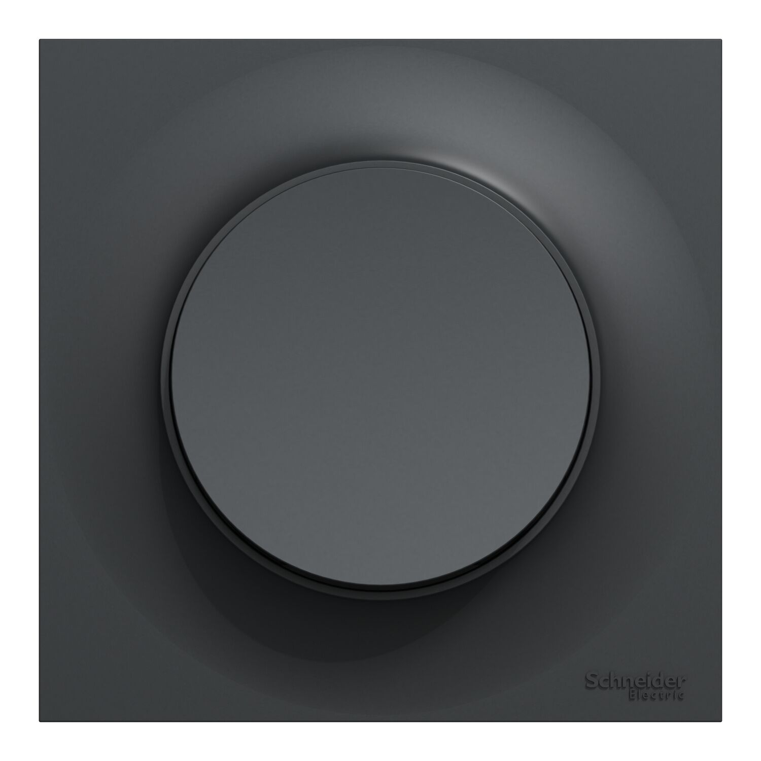 Lot de 5 interrupteurs va-et-vient Odace anthracite + plaques - SCHNEIDER ELECTRIC