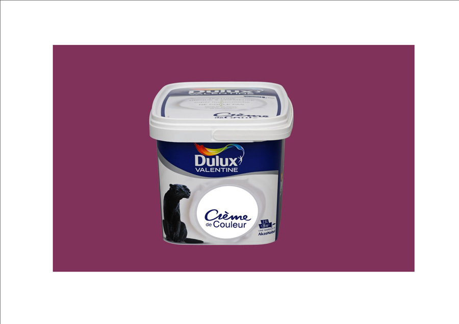 Peinture Crème de Cassis 2L5 - DULUX VALENTINE