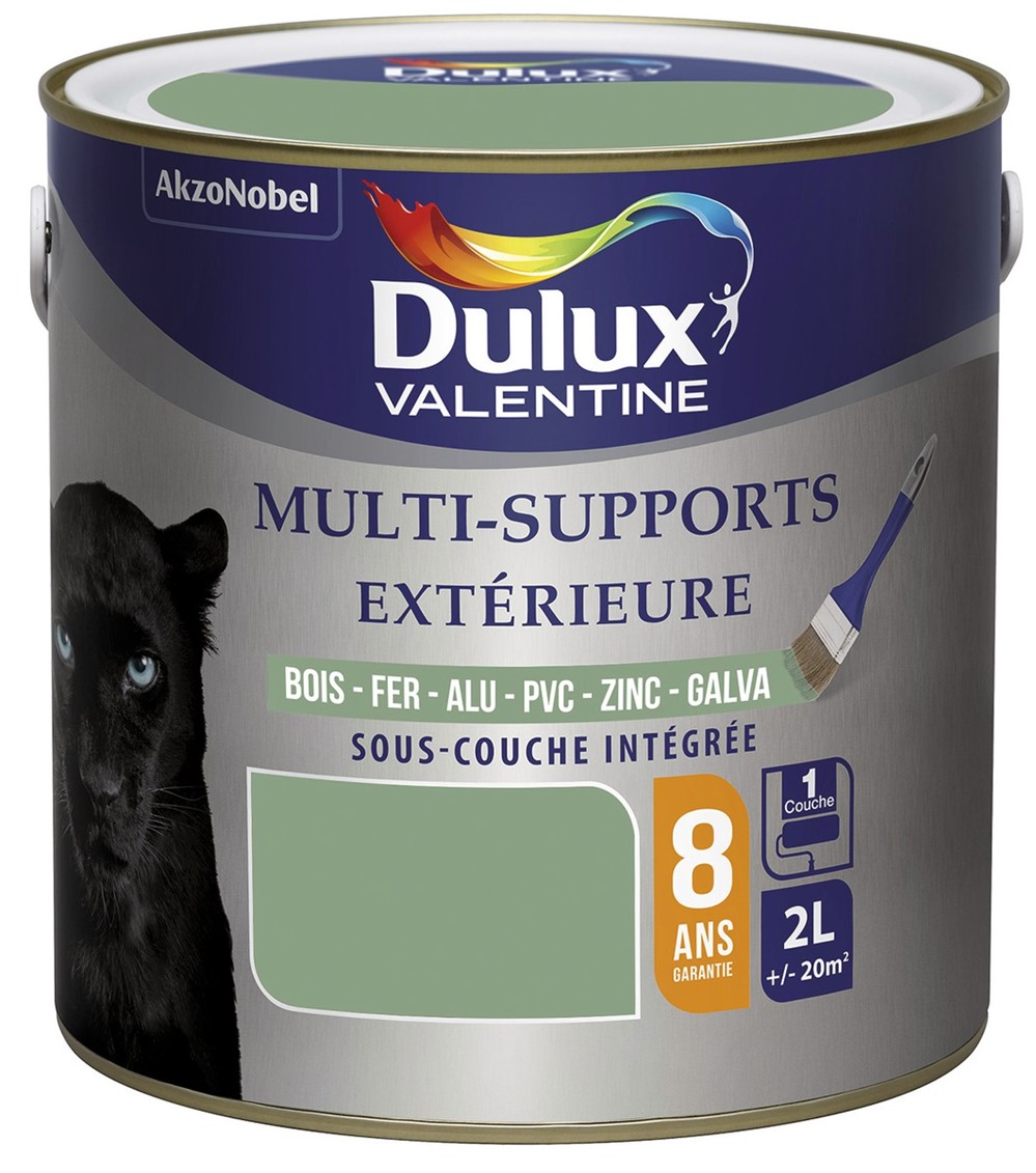 Peinture multisupport extérieure 2L Vert Provence